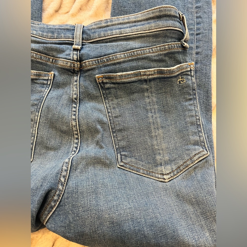 Rag & Bone Nina High-Rise Ankle Flare Denim Jeans - Picture 7 of 8